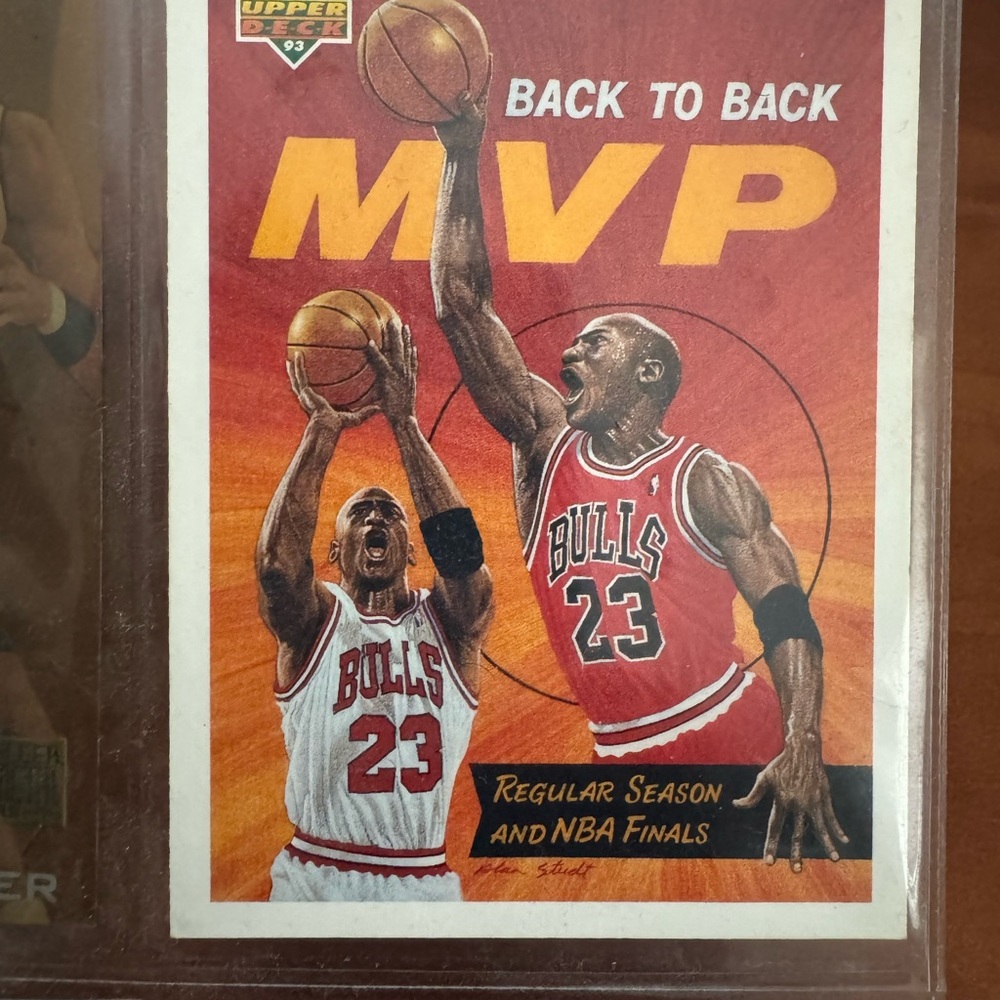 3 Michael Jordan Upper Deck 1993 Back to Back MVP Card